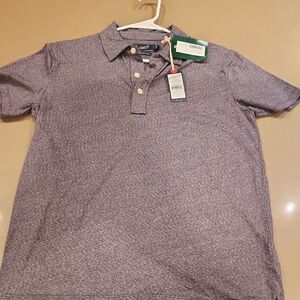 Grayers Heathered Purple Polo Shirt